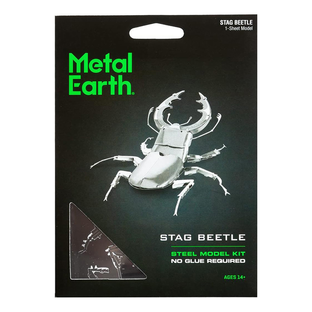 Metal Earth Stag Beetle 3D Metal Model Kit