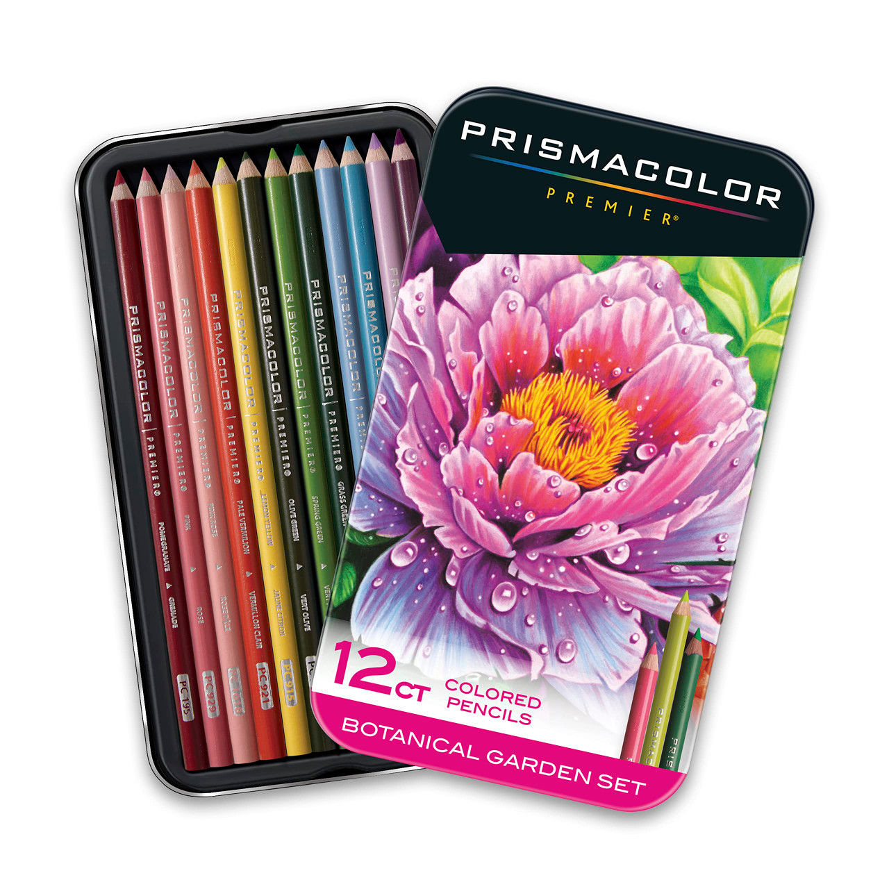 Prismacolor Premier Botanical Garden Colored Pencil Set, 12 Colors