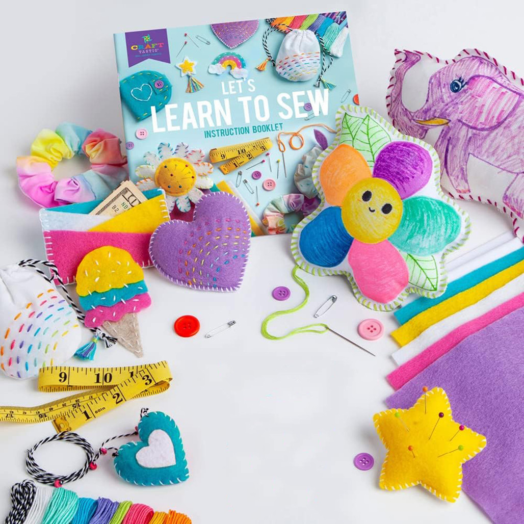 Let's Learn To Sew Kit Artist & Craftsman Supply