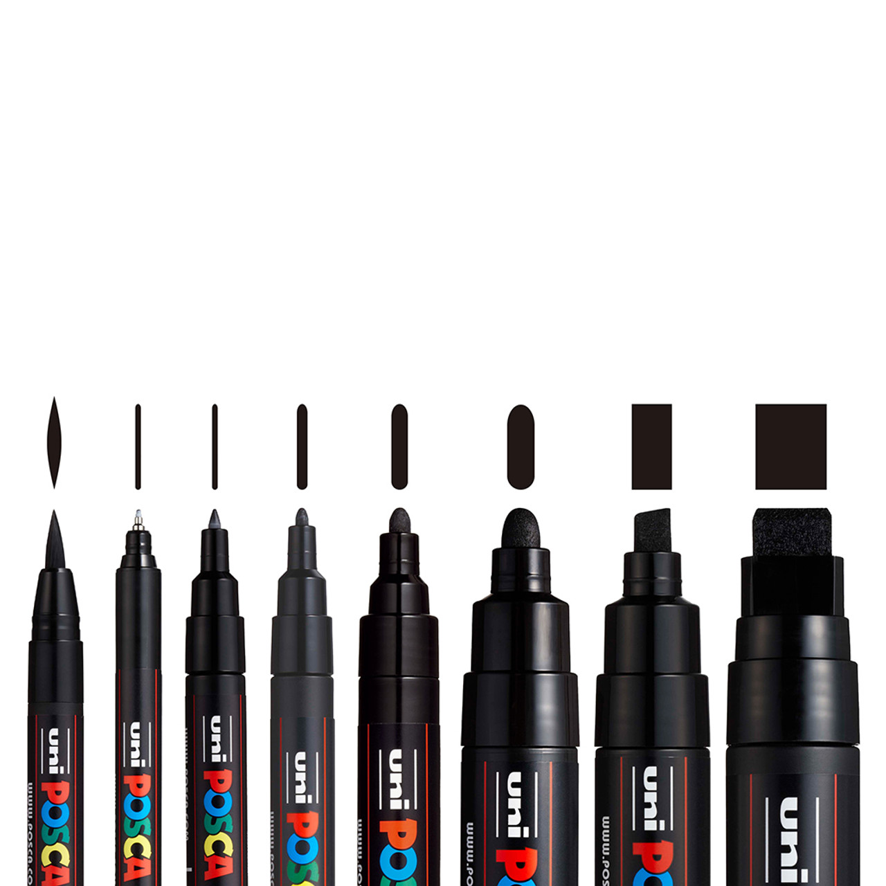 オッフェン　pointed-POSCA / BLACK 38 オッフェン pointed-POSCA / BLACK 38 UNI POSCA - BLACK marker