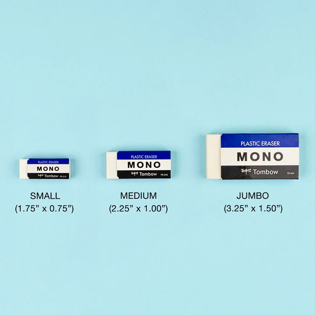 Tombow Mono White Plastic Erasers