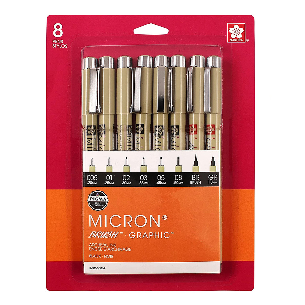 Sakura Pigma Micron Pen Set Artist & Craftsman Supply