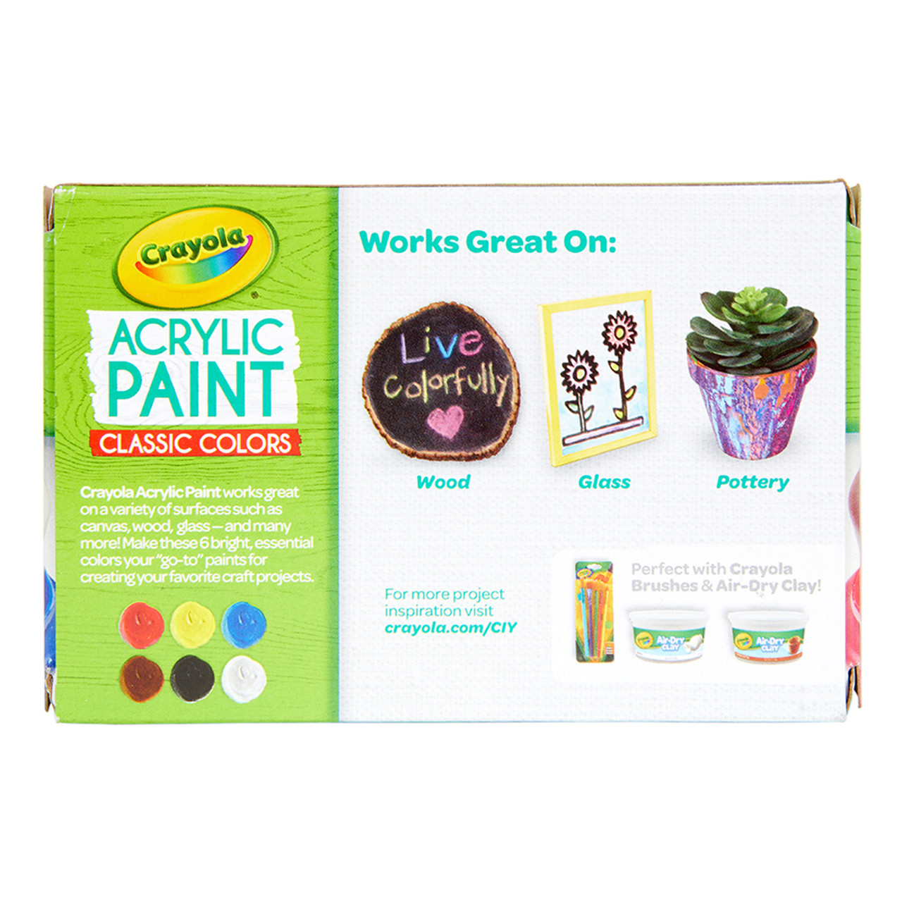 Crayola Acrylic Paint Set - Artist & Craftsman Supply