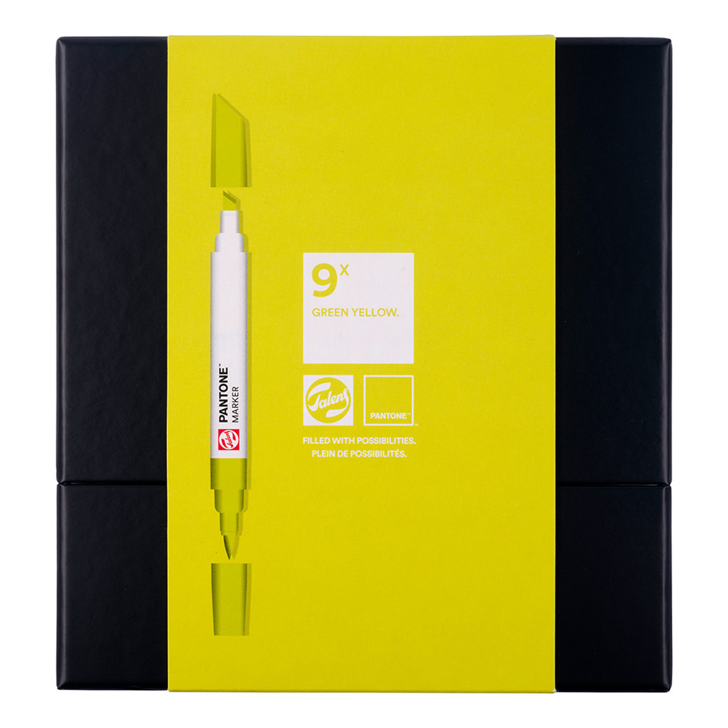 TALENS | PANTONE Marker 9-set Green Yellow | Voor Crea