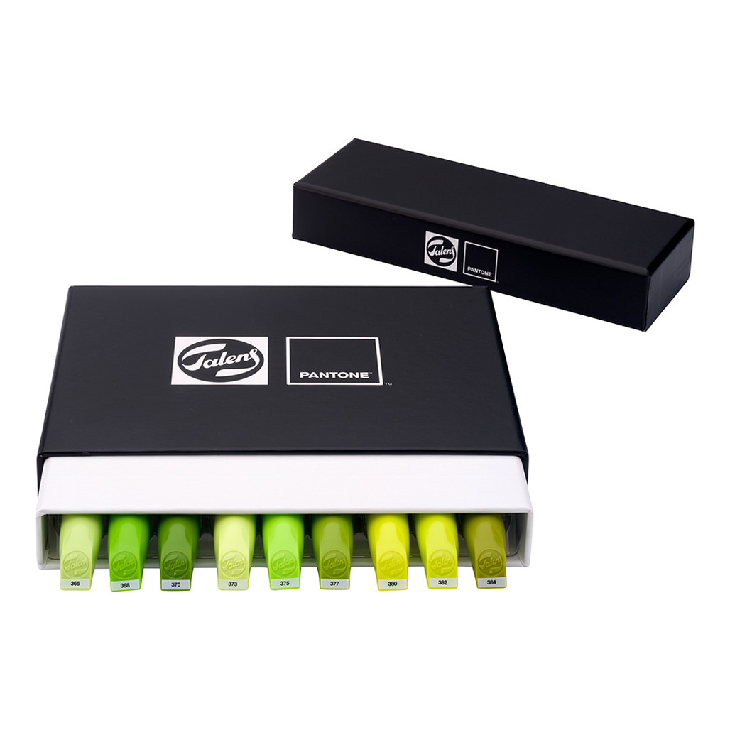 Talens Pantone Marker Set, Green Yellow Set Of 9