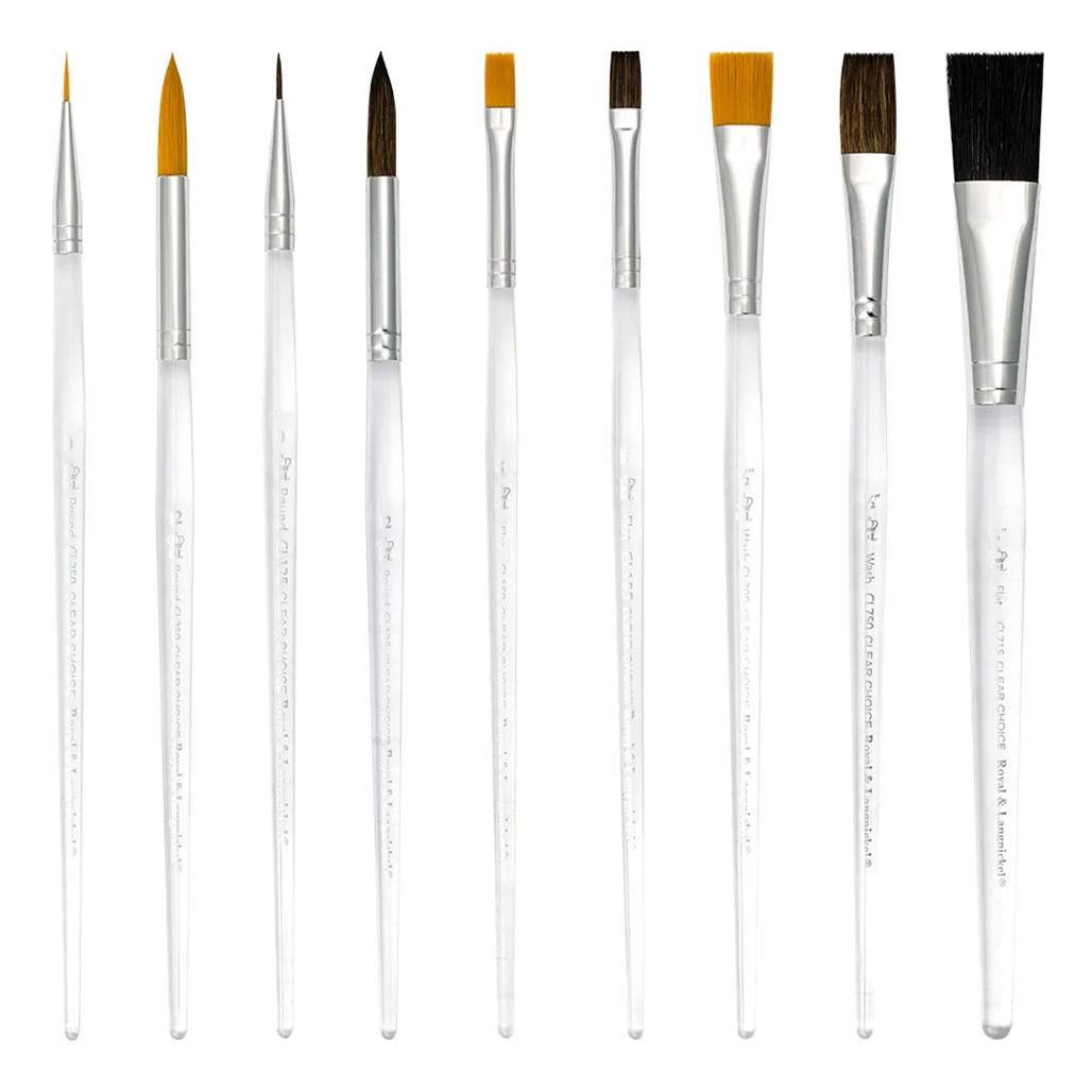 Brush3点セット【rk0905】 Royal & Langnickel Clear Choice Brushes