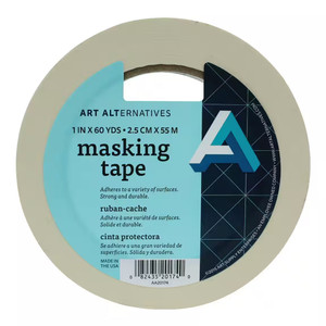 TSSART White Art Tape Medium Tack - Masking Artists Tape for
