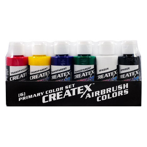 Moshify jacquard airbrush paint set made in usa - opaque air brush paint  colors exciter pack - eight