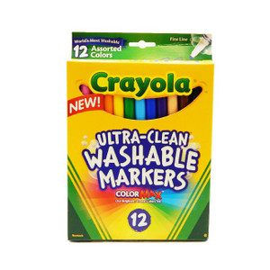 Crayola Ultra Clean Bright Colors Washable Broad Line Markers