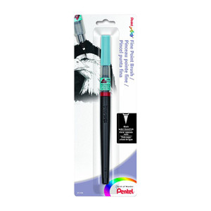 Pentel Arts Aquash Round, Large (18mm), Fine Point Water Brush