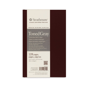 Strathmore 400 Series Recycled Toned Sketch Pad - 18 x 24, 24 Sheets,  Cool Gray