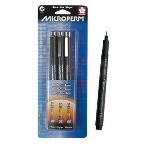Sakura Pigma Micron Set of 4 Sepia Pens - Artist & Craftsman Supply