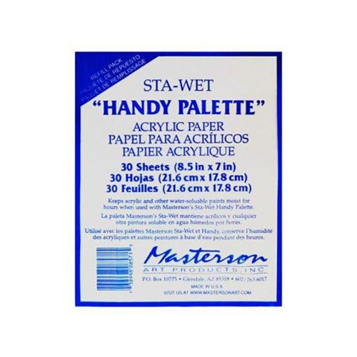 Masterson Super Pro Film Nachfüllpackung Für Sta-Wet Palette – Nasspalette Für Acrylfarben