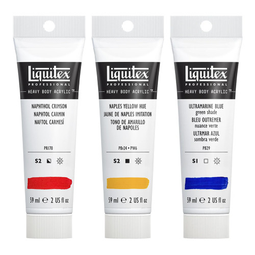 An image of Liquitex Heavy Body Acrylics.