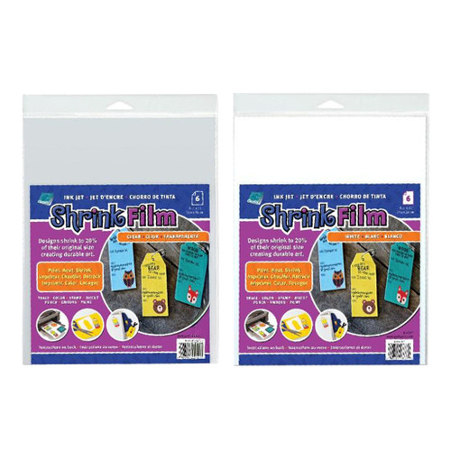 An image of Grafix Inkjet Printable Shrink Films.