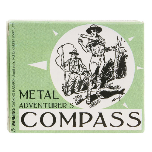 An image of a House Of Marbles Junior Adventurer's Metal Compass.
