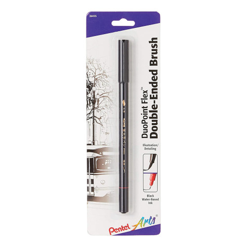 An image of a Pentel DuoPoint Flex Pen.