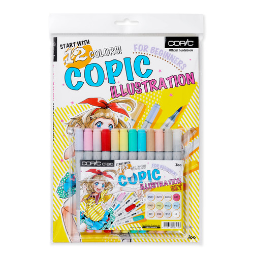 An Image of Copic Sketch Marker Set Floral Favorites 2
