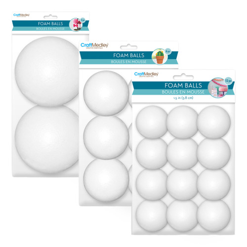 An image of Multicraft Mixed Foam Balls.