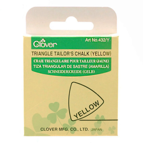 An image of a Clover Yellow Triangle Tailor's Chalk box.