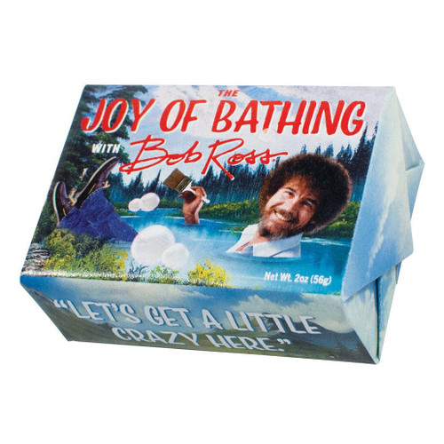 An image of Unemployed Philosopher's Guild Bob Ross Joy Of Bathing Soap.