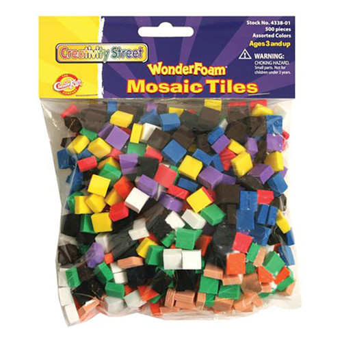 An image of Creativity Street WonderFoam Mosaic Tiles.
