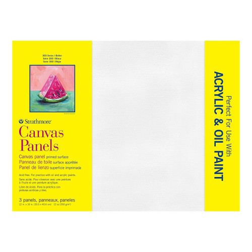 An image of a Strathmore Canvas Panel Pack.