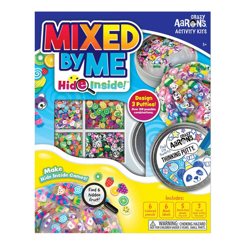 An image of a Crazy Aaron's Mixed By Me Hide Inside Putty Kit.
