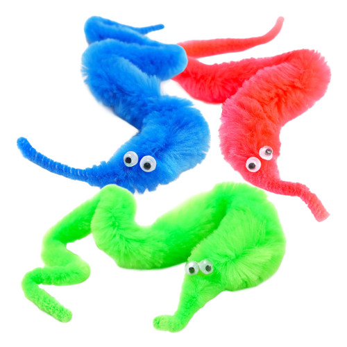 An image of House Of Marbles Wriggly Woolly Worms.