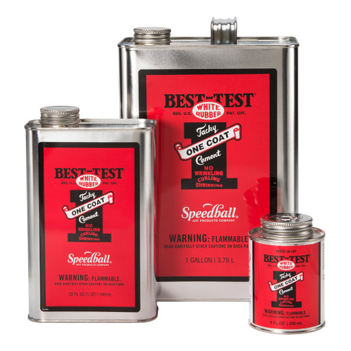 An image of Speedball Best-Test One Coat Rubber Cement.