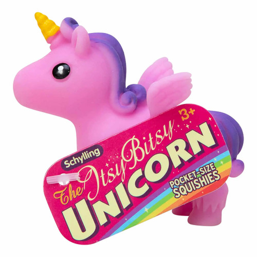 An image of a Schylling Itsy Bitsy Unicorn.