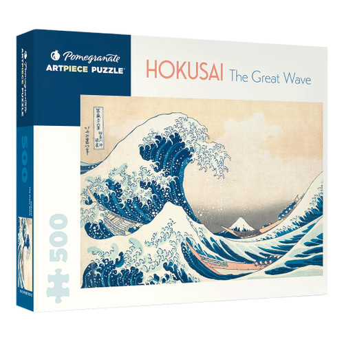 An image of a Pomegranate Hokusai The Great Wave 500-Piece Puzzle.