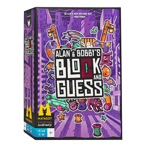 An image of an Asmodee Block & Guess Game.