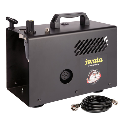 An image of an Iwata IS925 Power Jet Lite Airbrush Compressor.