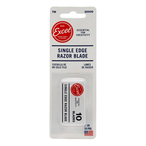 An image of Excel #9 Single-Edge Razor Blades.