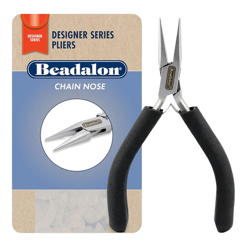 An image of Beadalon Designer Series Chain Nose Pliers.