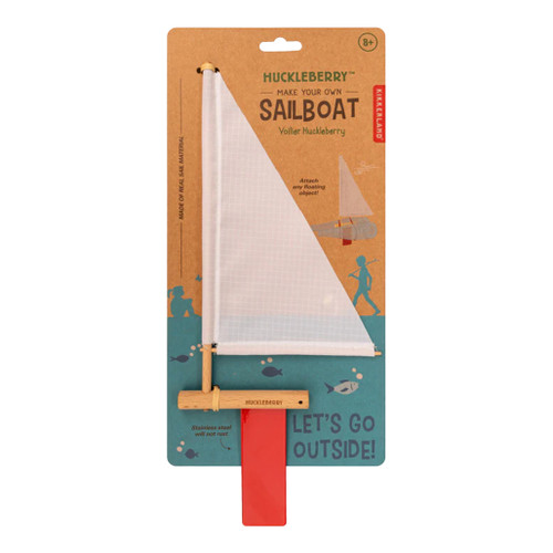 An image of a Huckleberry Make-Your-Own Sailboat Kit.