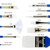 Princeton Series 6850 White Synthetic Brushes
