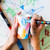 A lifestyle image of Posca PC-5M Medium Tip Paint Markers in use on a mug.