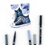 A lifestyle image of Tombow Grayscale Palette Dual Brush Pens in use. 