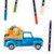 A lifestyle image of Tombow Muted Palette Dual Brush Pens in use.