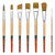 An image of Princeton Series 9650 Snap! Golden Taklon Short Handle Brushes.