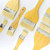 A second image of Yasutomo Metal Ferrule Hake Brushes