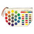 An image of a Cavallini Color Theory Zipper Pouch.