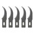 A second image of X-Acto No.28 Concave Carving Blade, 5 Pack