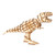 A second image of Kikkerland T-Rex 3D Wooden Puzzle