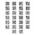 An image of Global Solutions Ornate Alphabet Wax Seal Stamp designs.