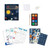 An open image of a Djeco DIY Solar System Mobile Activity Kit.