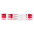 An open image of a Talens Pantone Marker Set, Red Set Of 3.