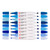 An open image of a Talens Pantone Marker Set, Blue Set Of 9.